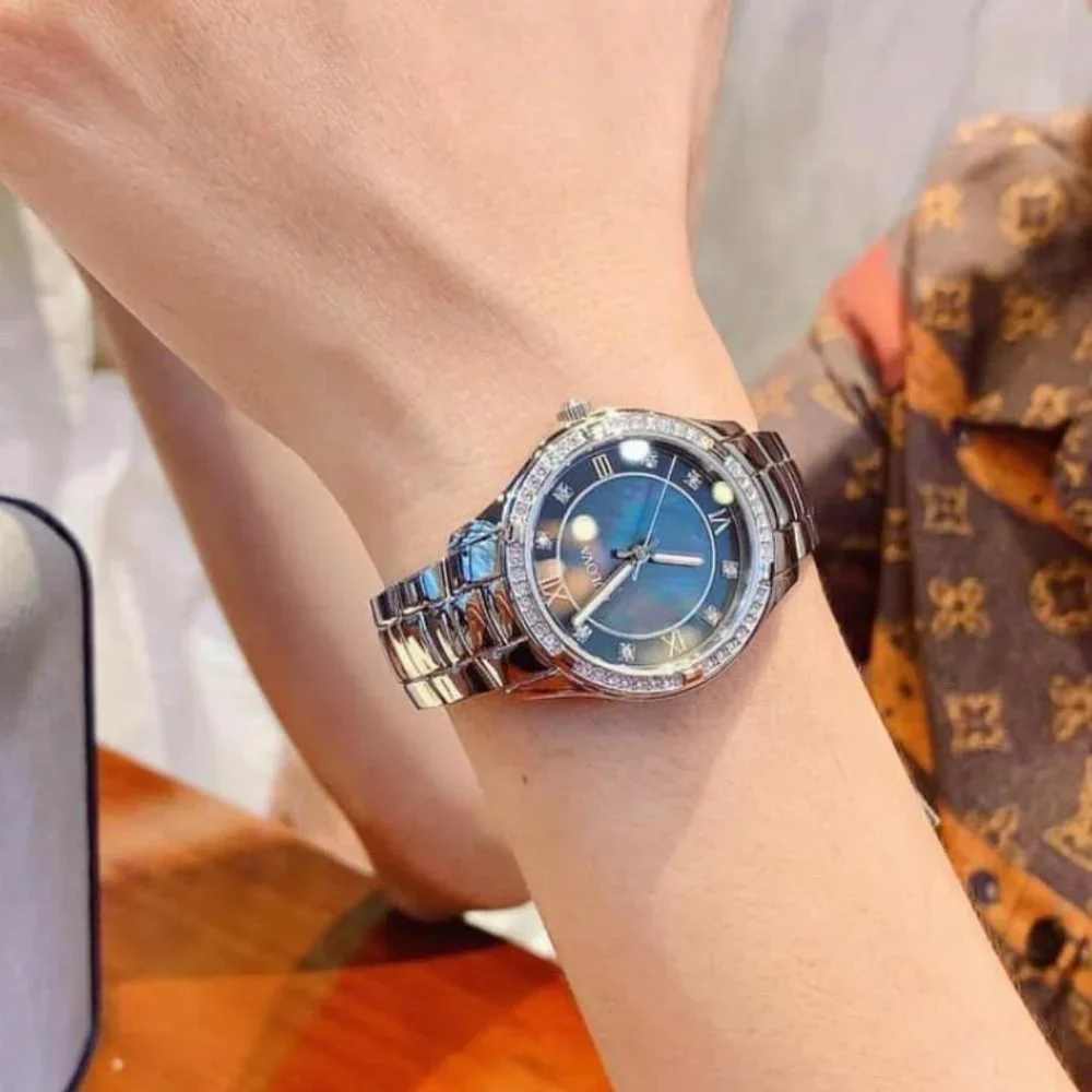 Bulova Diamond Row Women's Black Watch